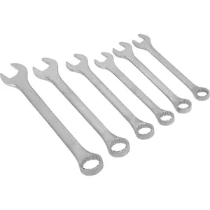 6-Piece Extra Large Combination Spanner Set for Professional Use