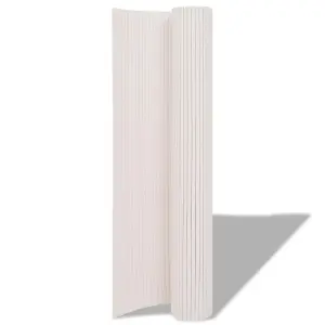 Berkfield Double-Sided Garden Fence 90x500 cm White