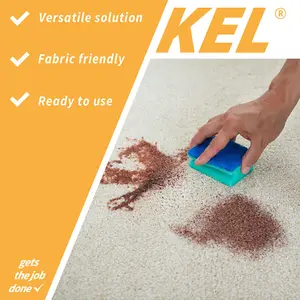 KEL - Stain Remover Spray Super Strong, Carpet & Upholstery Cleaner, Removes Ingrained Marks, Effective for Most Fabrics - 1 Litre