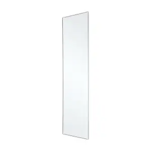 Sliver Rectangular Wall Mounted Framed Mirror Full Length Framed Mirror Dressing Mirror H 120 cm x W 30 cm