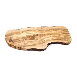 Olive Wood Natural Grained Rustic Kitchen Dining Chopping Board (L) 40cm x (W) 20cm