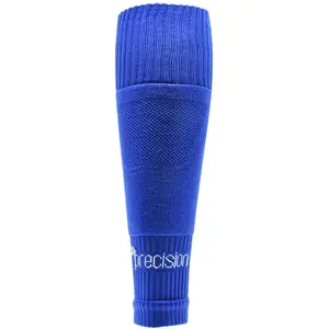 ADULT SIZE 7-12 Pro Footless Sleeve Football Socks - ROYAL BLUE - Stretch Fit