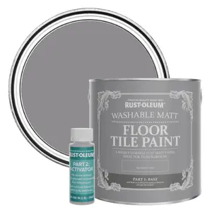 Rust-Oleum Iris Washable Matt Floor Tile Paint 2.5L