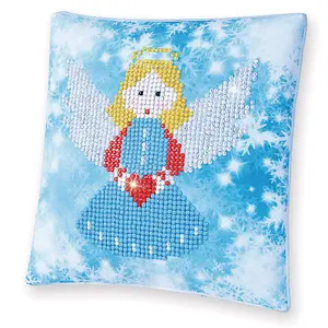 Diamond Painting Kit: Cushion: Christmas Angel