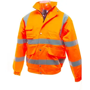 Yoko Mens Hi-Vis Bomber Jacket Quality Product