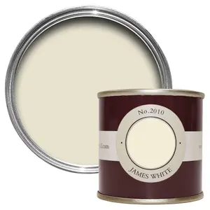 Farrow & Ball Estate James white Emulsion paint, 100ml