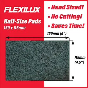 Flexilux Abrasive Pads - Sanding Pad Finishing Assortment - 20 Pack