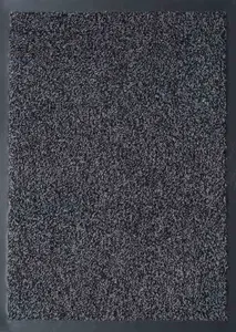 Non Slip Absorbent Dirt Trapper Rubber Edged Door Mats Anthracite 40x60 cm