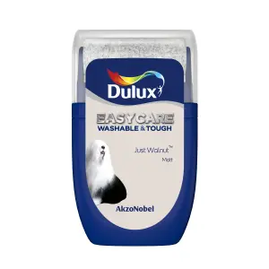 Dulux Easycare Washable & Tough Just walnut Matt Wall & ceiling Emulsion paint, 30ml Tester pot