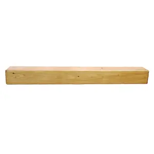 Focal Point Round Traditional Natural Fully finished Beam Mantel (H) 140mm (W) 1370mm (D)140mm