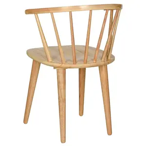 Baek Solid Wood Dining Chair (Set of 2) Natural