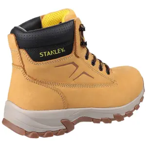 Stanley Mens Tradesman Leather Safety Boots Honey (7 UK)