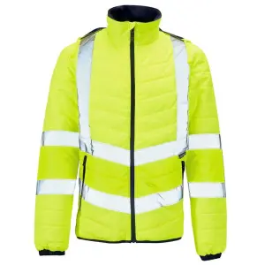 Hi-Vis Puffer Jacket Yellow - 2XL