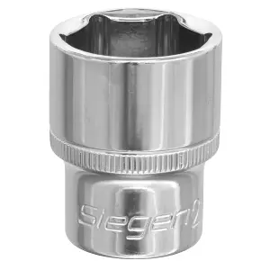 Sealey WallDrive Socket Tool 23mm 1/2" Square Drive Chrome Vanadium Steel S0660