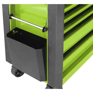 Superline Pro Tool Trolley 6 Drawer With Ball Bearing Slides Green AP366HV