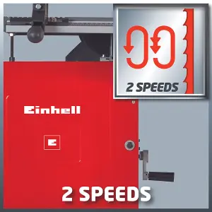 Einhell Electric Band Saw With Table - Includes Stand - Powerful 750W - 45 Degree Tiltable Bench Saw - TC-SB 305 U