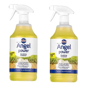 Nilco Angel Power 2L Garden Decking Wooden Floor Cleaner & Trigger Foam 2x 1L