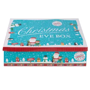 Blue Festive Character Christmas Eve Box - Medium