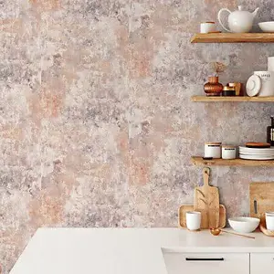 Grandeco Blush Plaster effect Concrete Embossed Wallpaper