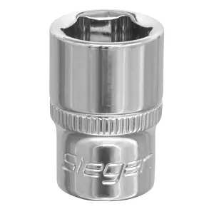 Sealey 13mm 3/8" Square Drive WallDrive Socket - Chrome Vanadium Steel S0580