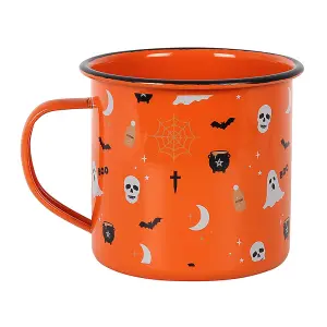 Halloween Print Enamel Mug Design