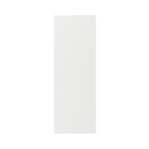 GoodHome Stevia & Garcinia Gloss white slab Tall Wall End panel (H)900mm (W)320mm