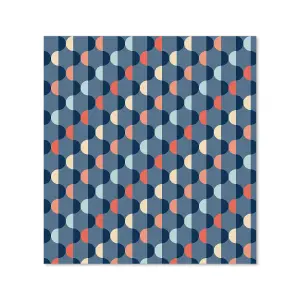 Geometric Pattern Premium Glass Kitchen Splashback W700mm x H750mm