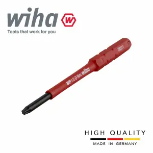 Wiha SlimBits Torx Plus Screwdriver 8IP Head 75mm 1000v VDE Electrician 43146