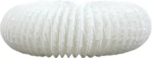 Blauflex White PVC Ducting 125mm dia x 6m