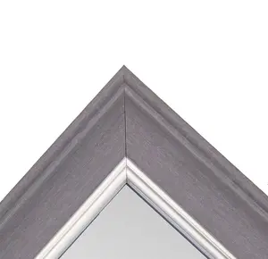 Scandi Slate Grey Frame with Pink Mount for Image Size 18 x 12