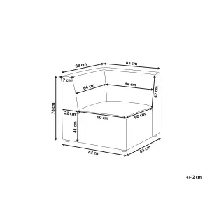 Jumbo Cord Corner Section Beige LEMVIG