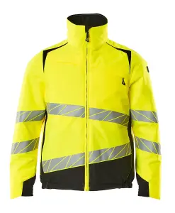 Mascot Accelerate Safe Winter Jacket with CLIMascot (Hi-Vis Yellow/Black)  (XXXXX Large)