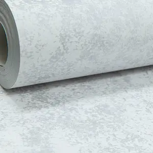 Silver Grey Wallpaper Plain Luxury Glitter Metallic Modern Shiny Various Designs SP00019 - Plain Mottled Marble Effect