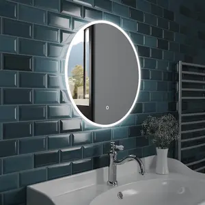 Harper & Harlow 600x600 Aquila LED Illuminated Round Bathroom Mirror