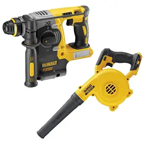 DCH273N XR Brushless 3-Mode Hammer 18V + Dewalt DCV100N 18v Compact Leaf Blower