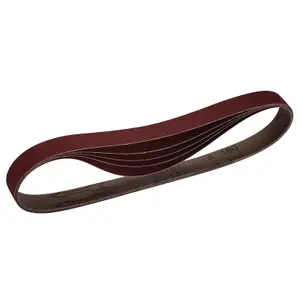 Draper  Cloth Sanding Belt, 25 x 762mm, 40 Grit (Pack of 5) 08694