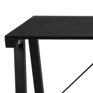 Typhoon Office Desk in Matte Black