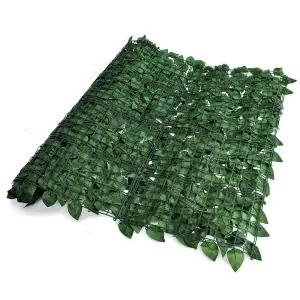 True Products Artificial Ivy Leaf Hedge Garden Fence Privacy Screening - 1m x 3m