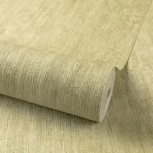 Grandeco Boutique Aspen Bark Textured Embossed  Wallpaper, Green