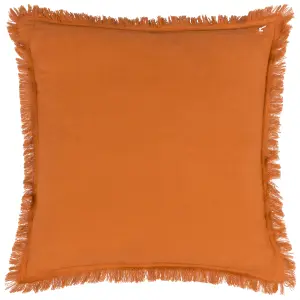 Yard Jaye Velvet Fringed Feather Filled Cushion