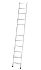 Mezzanine timber ladder white 12 tread