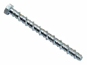 M8 x 100mm Hex Concrete Screwbolts - Reliable Anchoring Solution in a Box of 100