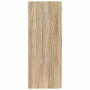 Berkfield Hanging Cabinet Sonoma Oak 69,5x34x90 cm Engineered Wood