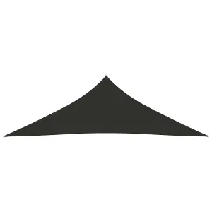 Berkfield Sunshade Sail Oxford Fabric Triangular 3x3x4.24 m Anthracite