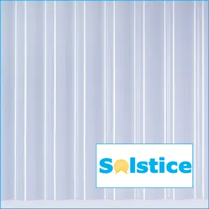 Solstice 3" PVC Corrugated Heavy Duty Sheeting 2.750m x 762mm x 1.3mm