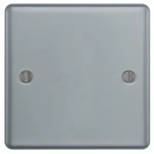 BG Metal Clad Industrial Single Blank Plate, Scratch Resistant