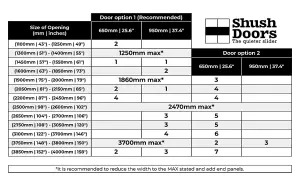 Shush Doors Mirrored Light Grey Satin Sliding Wardrobe Door 650mm x 2000mm