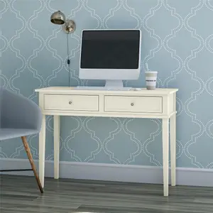 Franklin Writing Desk with 1 Drawer White