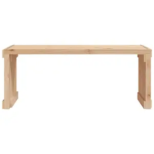 Berkfield Garden Bench Extendable 212.5x40.5x45 cm Solid Wood Pine