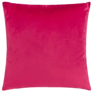 Ledbury Geometric Square Throw Cushion Covers Lime/Pink